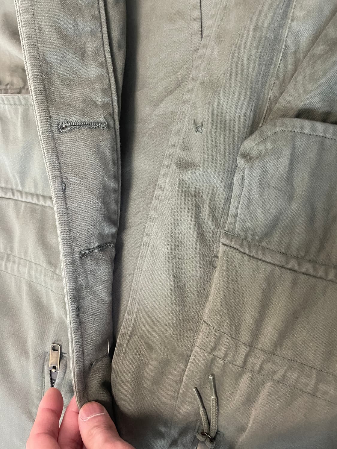 7~80s og 프랑스군 m-64 필드자켓  J04141 상품이미지5