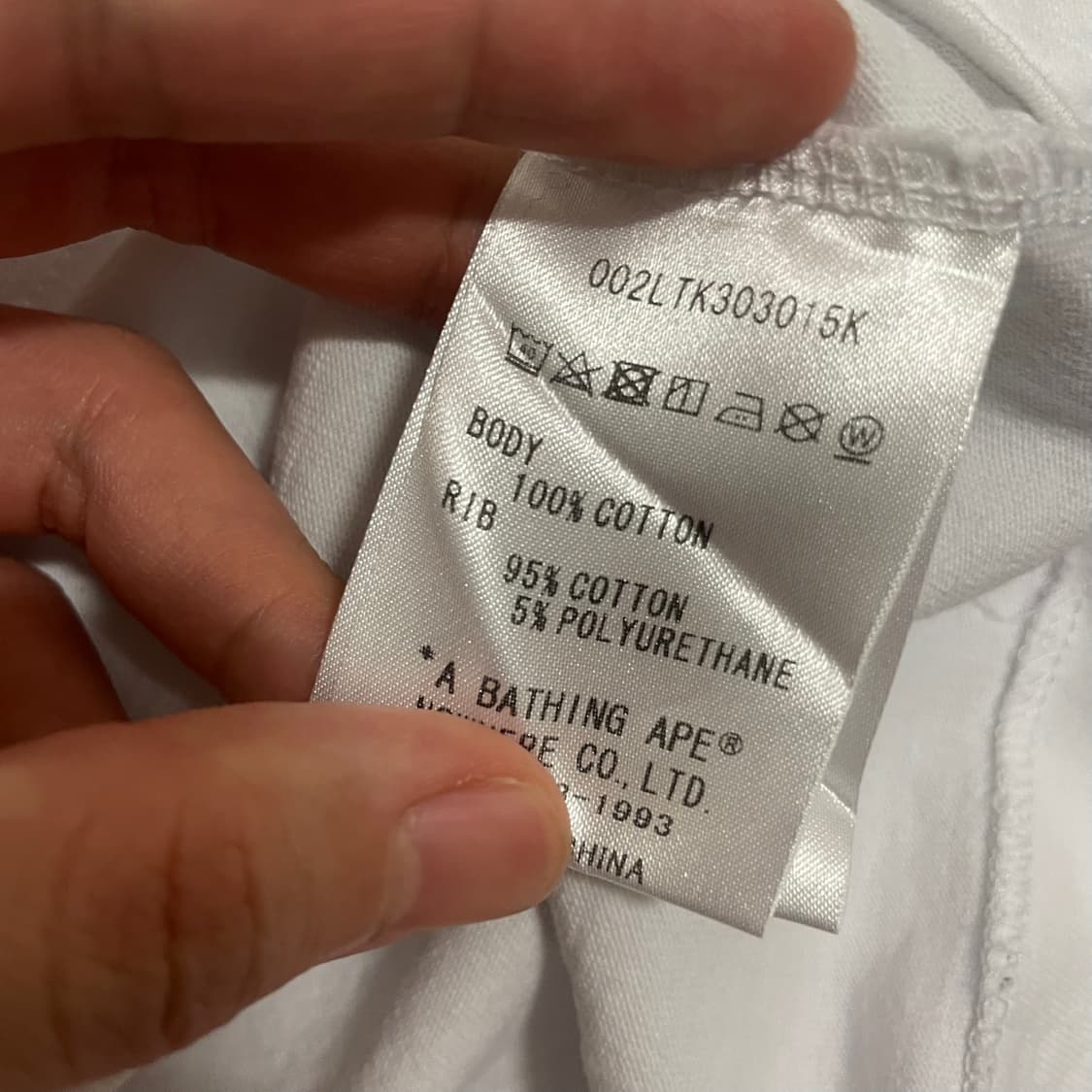 140 XS) 베이프 베이비마일로 과일 채소 그래픽 롱 티셔츠 상품이미지4