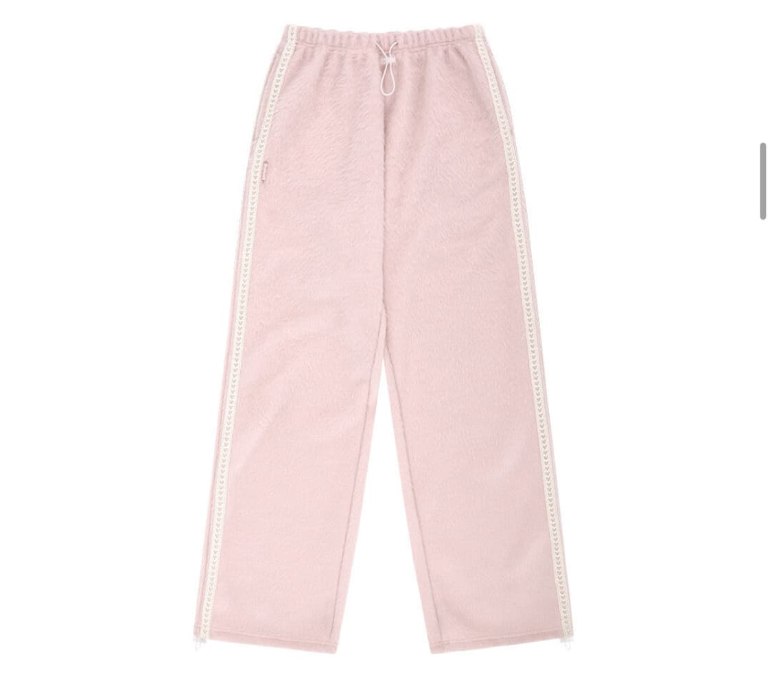 샤키리 Furry Lace Trimming Pants_Pink,Iovry 상품이미지4
