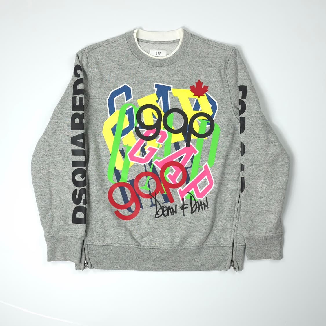 갭x디스퀘어드2 코튼 맨투맨 그레이 (M) 상품이미지1