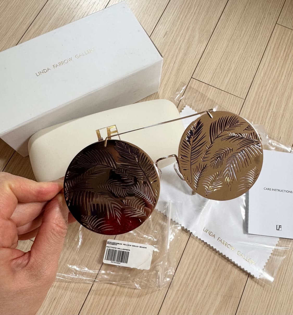 새상품 린다페로우 스페셜에디션 클립온 선글라스 made in Japan 상품이미지1