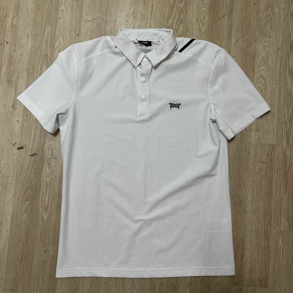 PXG 남성 골프웨어 화이트 반팔 카라티 L/100 상품이미지1