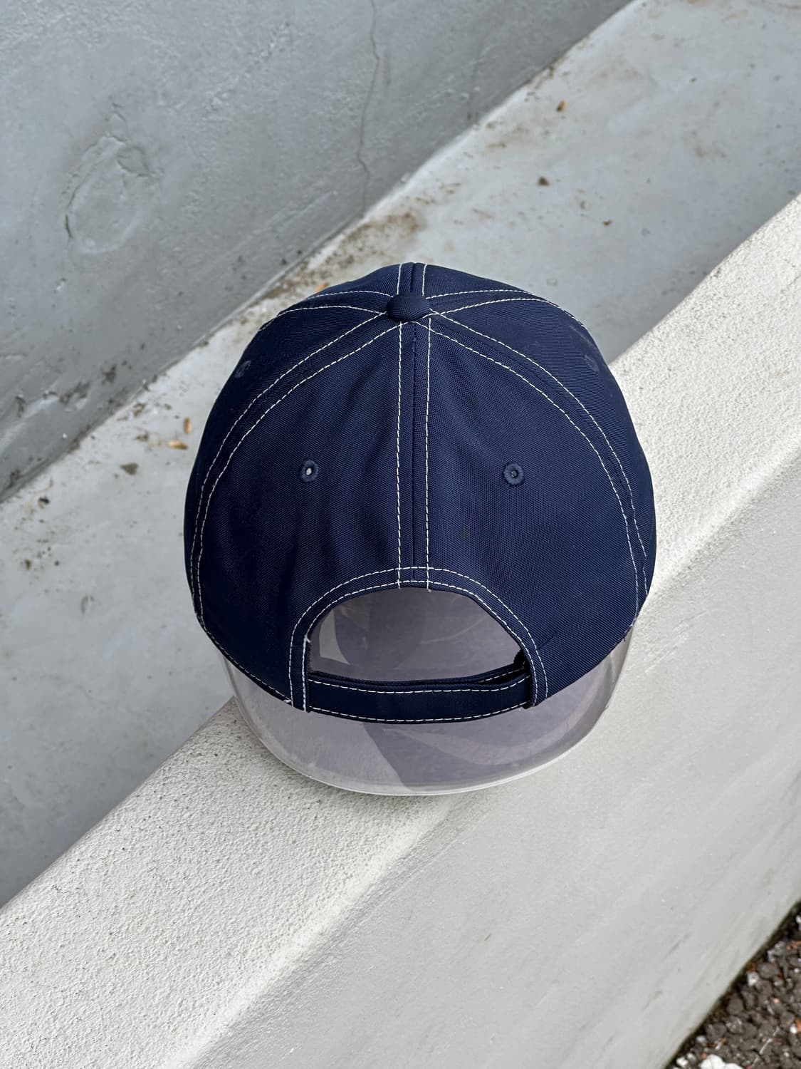 [F] 나이키 로고 네이비 볼캡 모자 스티치 상품이미지4