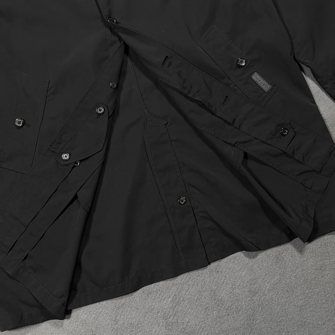 폴로 블랙 나일론 코트 자켓 상품이미지3