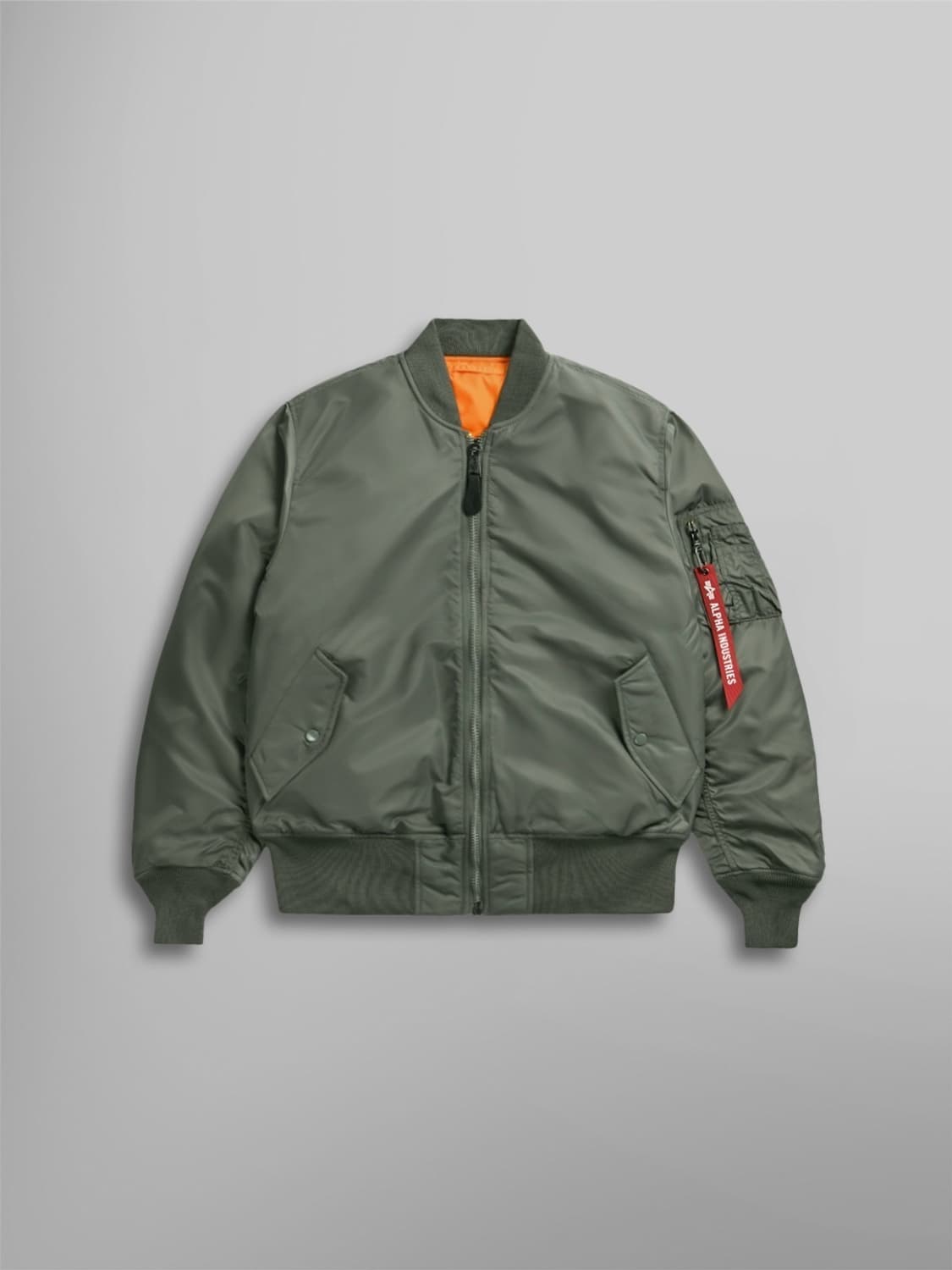 [L구매] 알파인더스트리 MA-1 플라이트 자켓 필드 그레이 상품이미지1