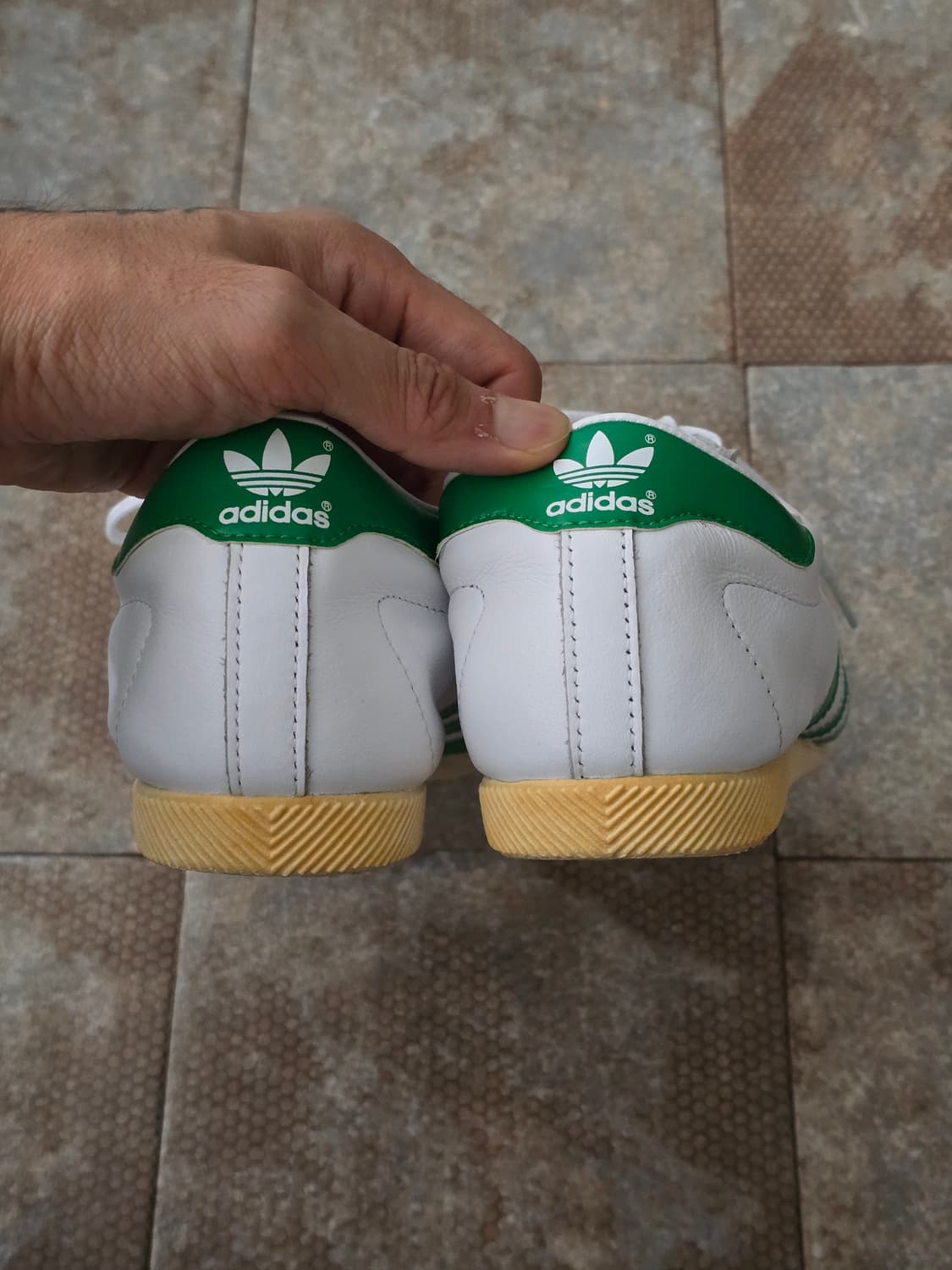 (270)아디다스 오버덥 화이트 그린 상품이미지7