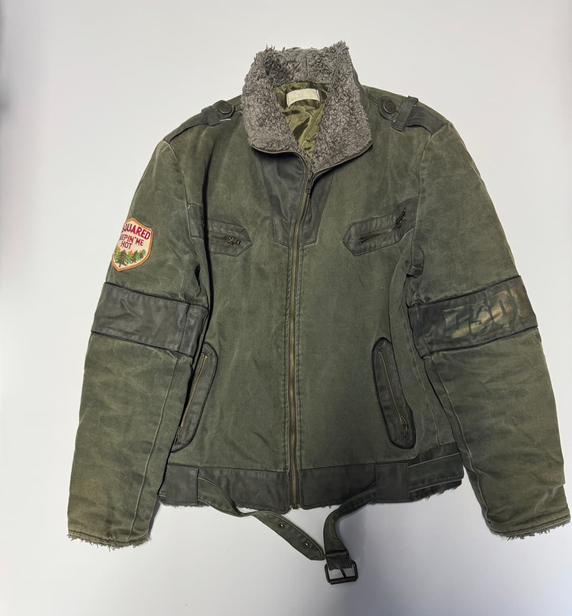 디스퀘어드2 빈티지 쉐르파 헌팅 자켓 L 상품이미지1