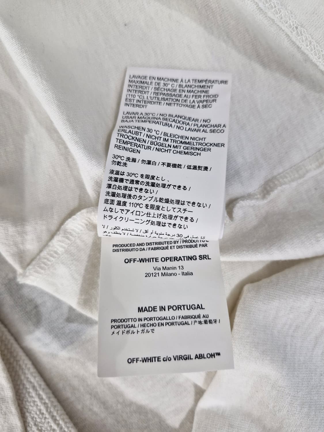 오프화이트 Off-White 유화 에로우 롱슬리브_M 상품이미지10