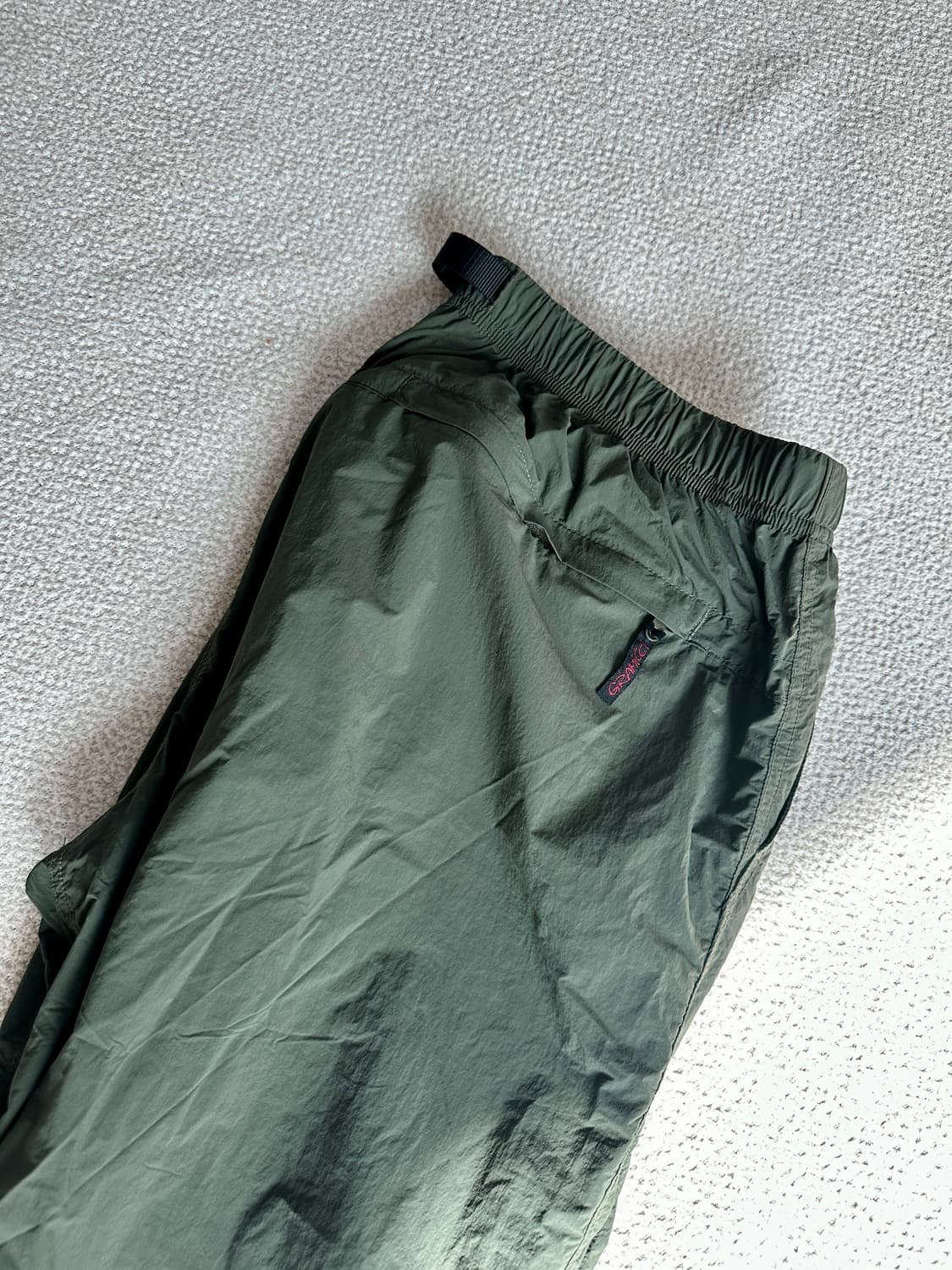(2xl xxl) 그라미치 패커블 나일론 조거 팬츠 - 올리브카키 상품이미지2