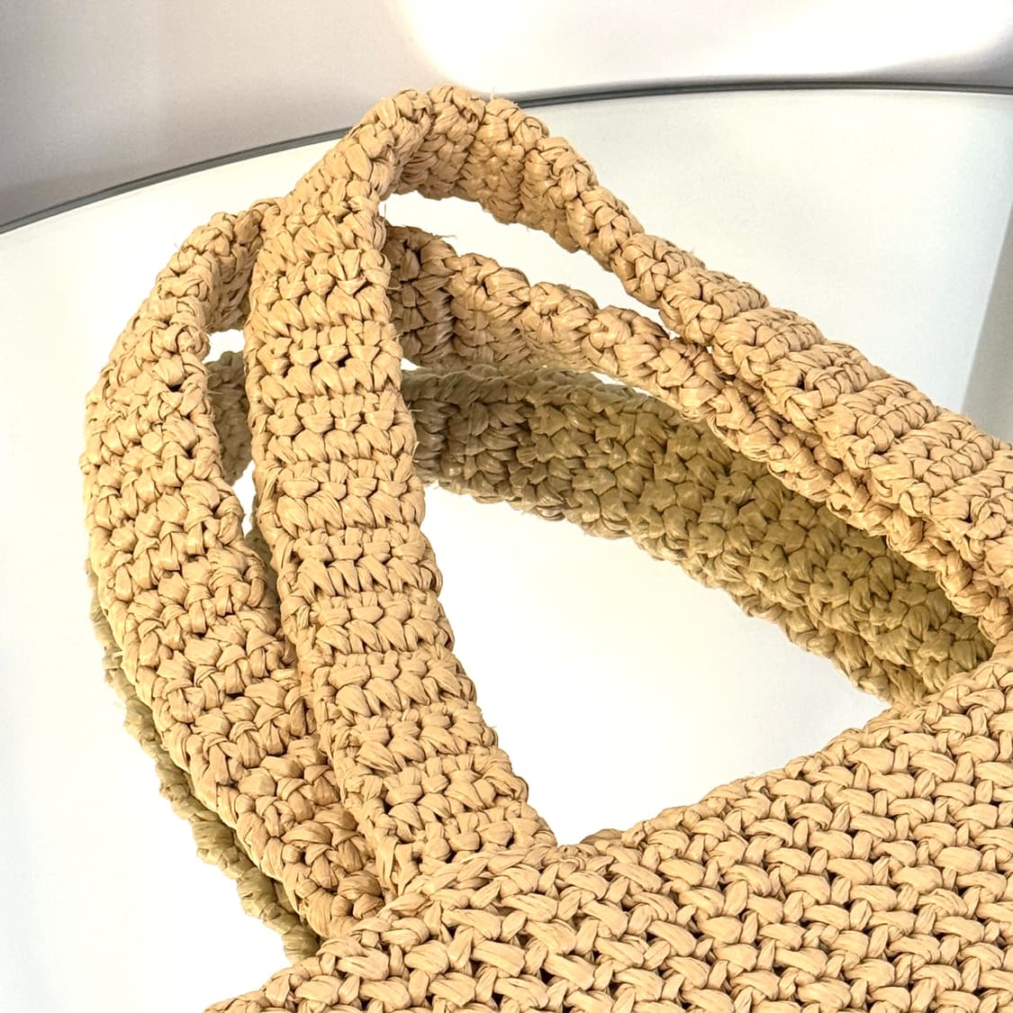 프라다 라피아 크로셰 네트 토트백 숄더백  상품이미지5