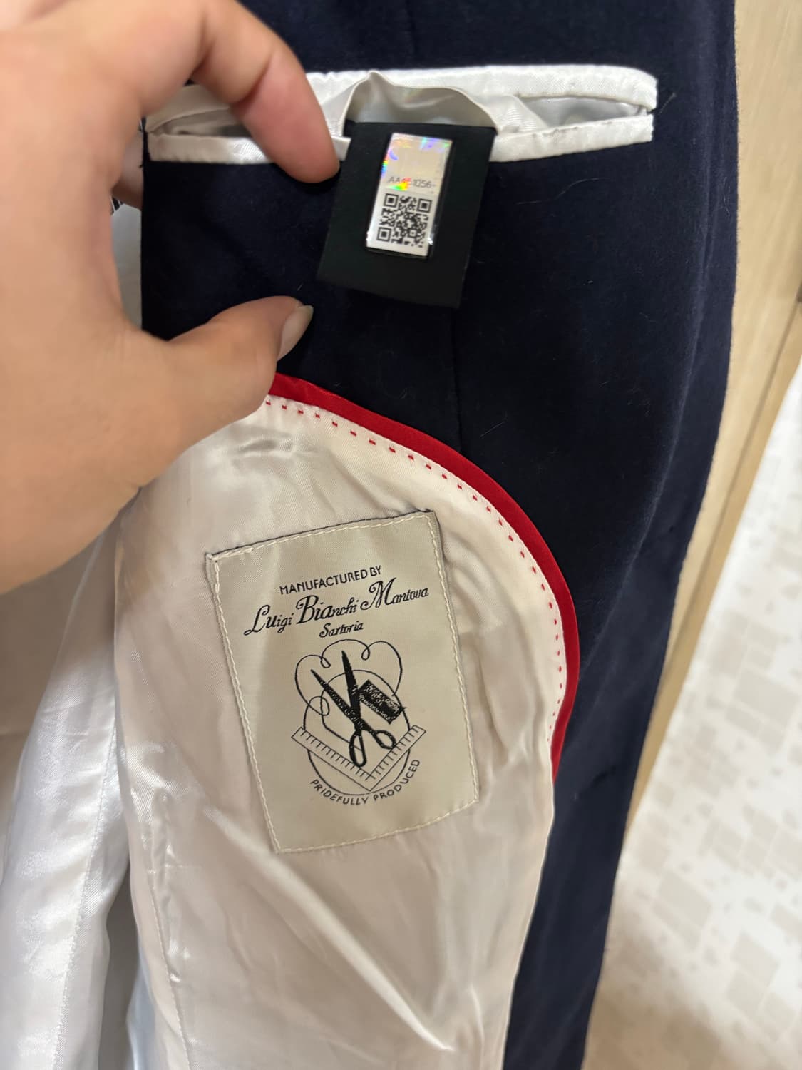 루이지비앙키만토바x 하이드로겐 네이비 코트 상품이미지4