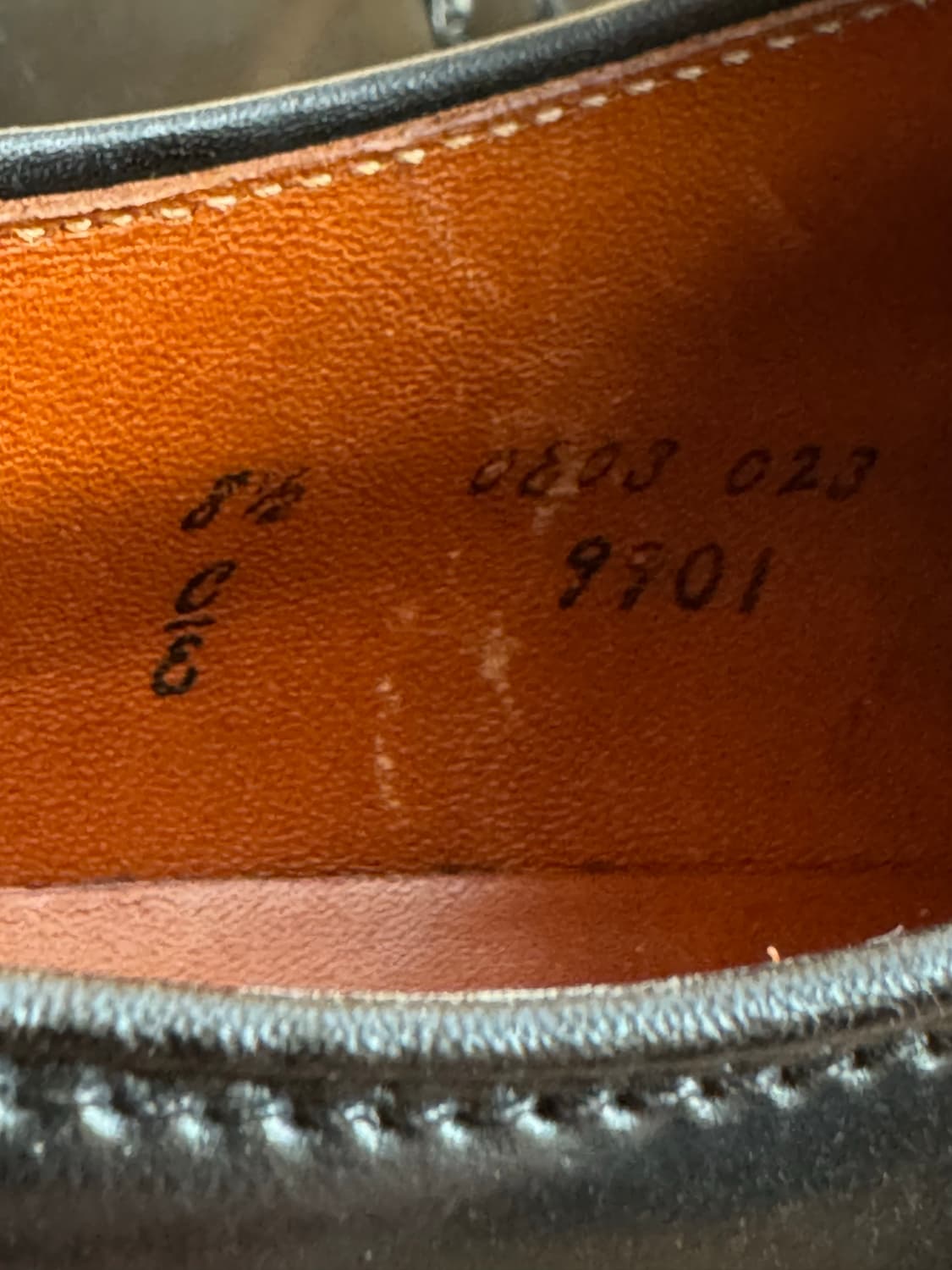 알든 블랙 9901 더비 슈즈 8.5 사이즈 판매합니다 275사이즈이고  상품이미지9