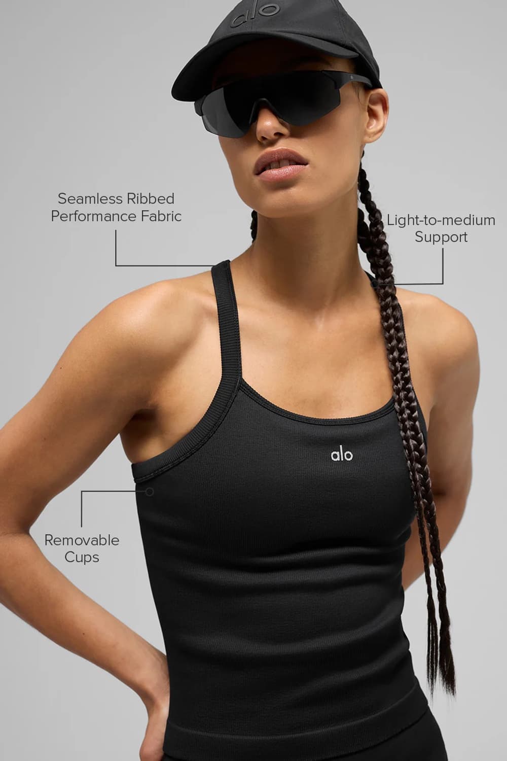 Alo yoga 알로 요가 풀렝스 브라 탑 상품이미지1