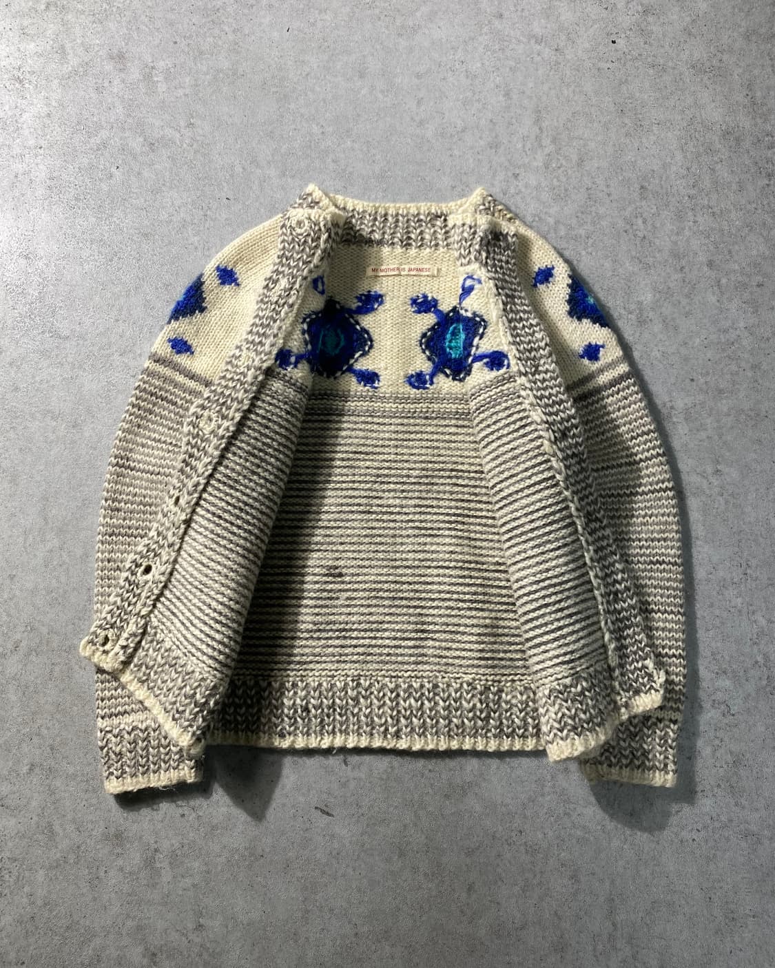 [S-M] My Mother Is Japanese모헤어 울 니트 가디건 상품이미지4