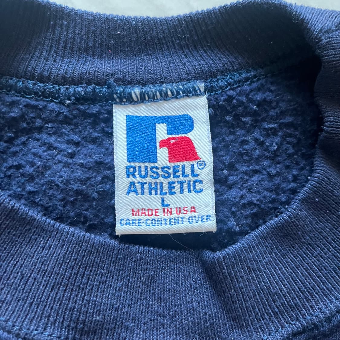 [L] USA 90s Russell Sweat 네이비 러셀 맨투맨 스웻 상품이미지3
