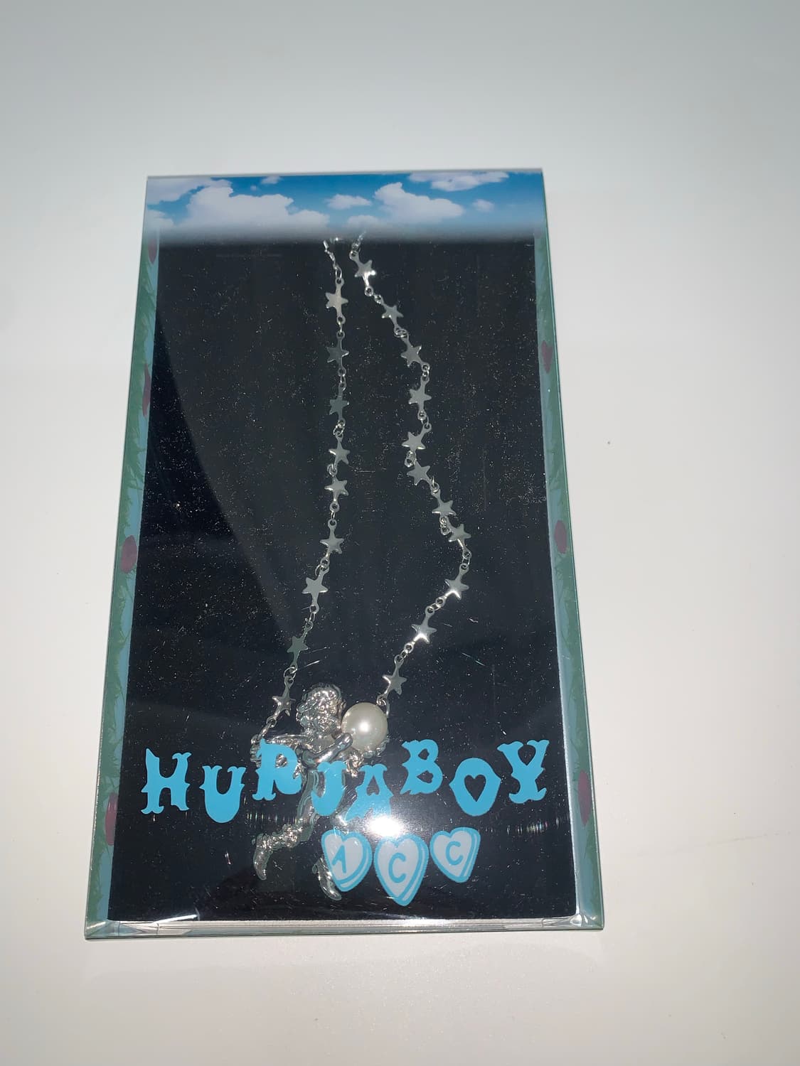 Angel in cowboy boots necklace white 상품이미지7