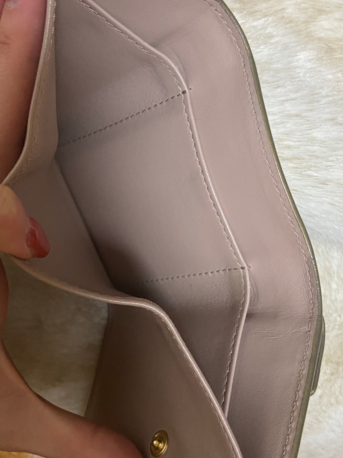 히메갸루 y2k프라다 빈티지 리본 골드 지갑 상품이미지6