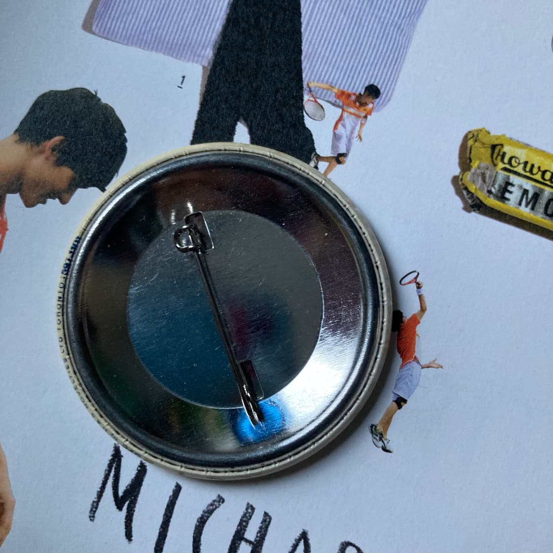 빈티지 SEAWAY 프린팅 핀 버튼 뱃지 브로치 악세사리 상품이미지2