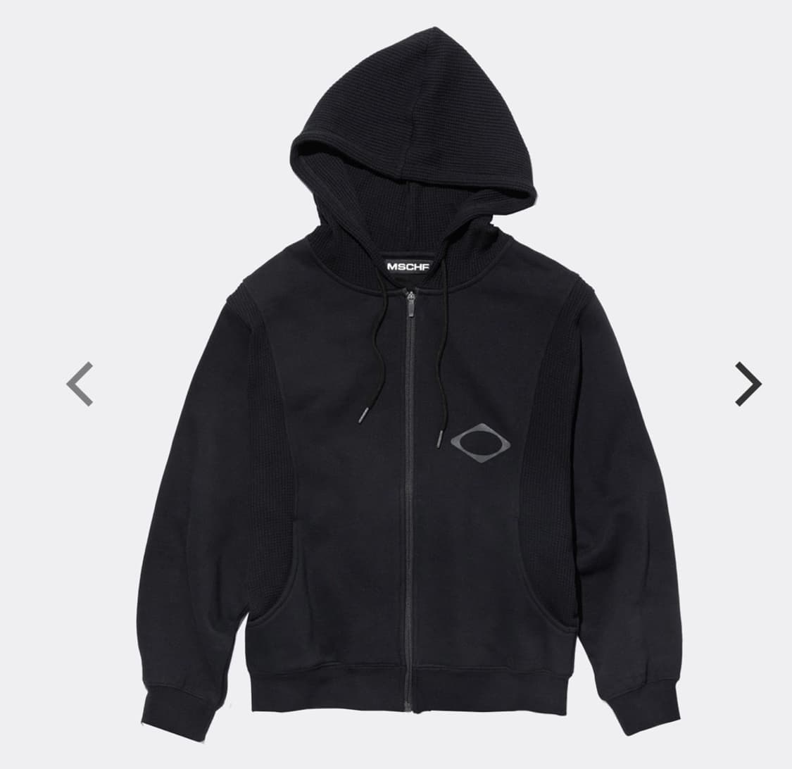 미스치프 paneled  waffle hoodie 상품이미지1