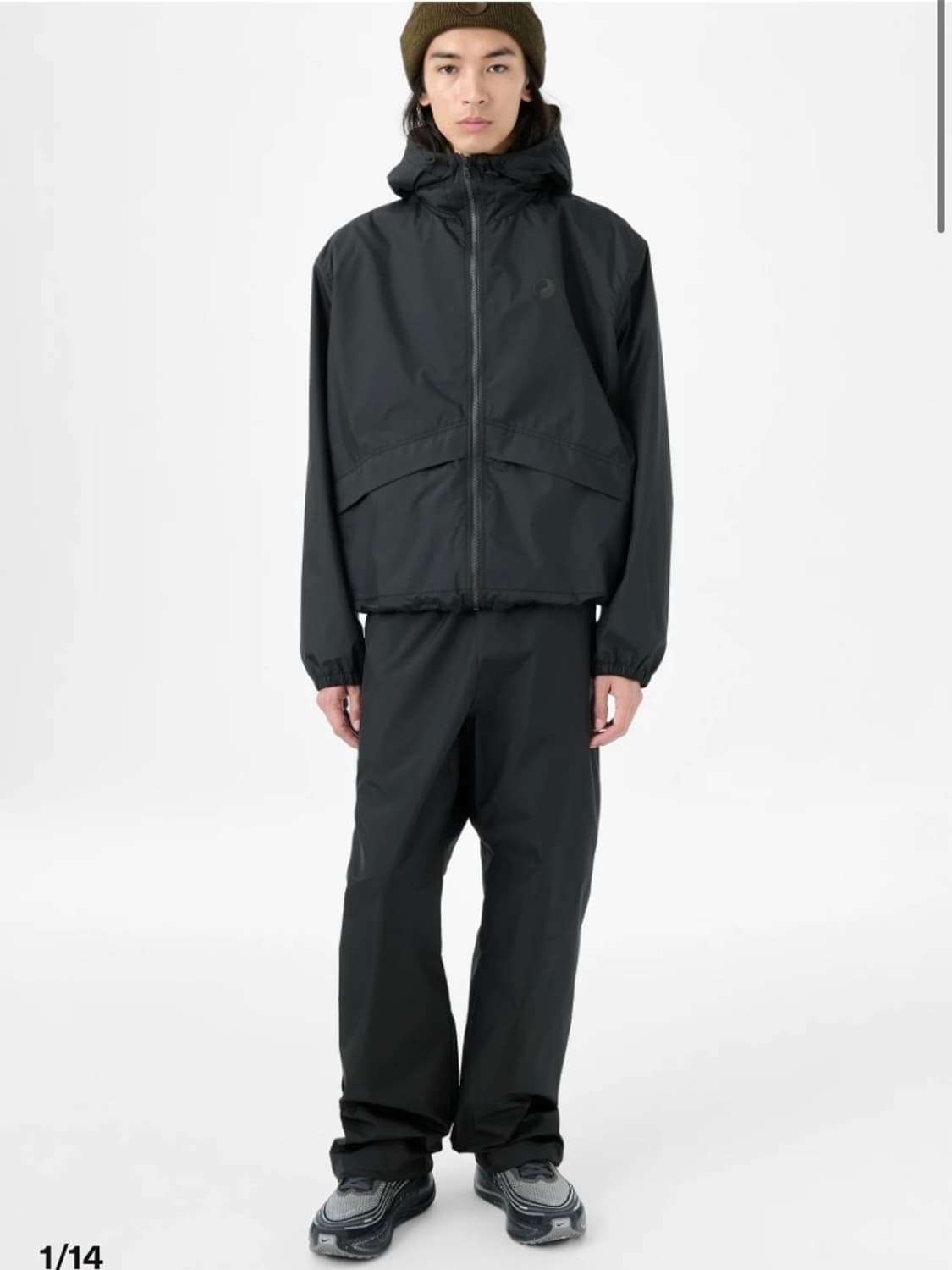 아워레가시 워크샵 러닝 자켓 바람막이 s 블랙 새상품 상품이미지1