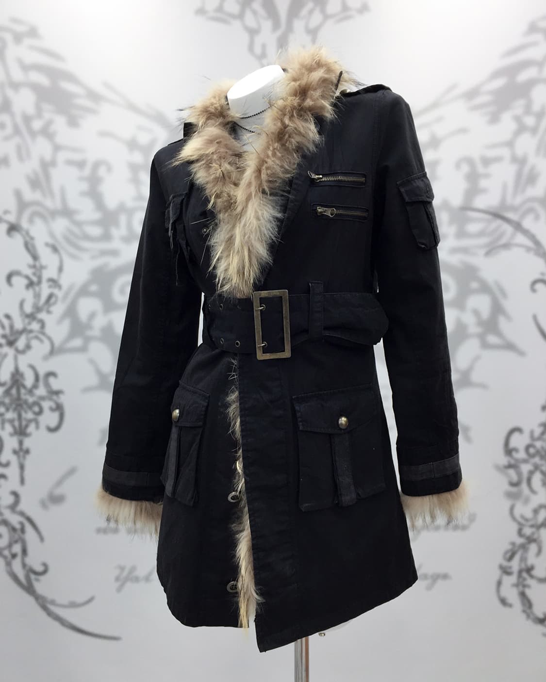 Wild Edge Real Fur-Trim Jacket 상품이미지3