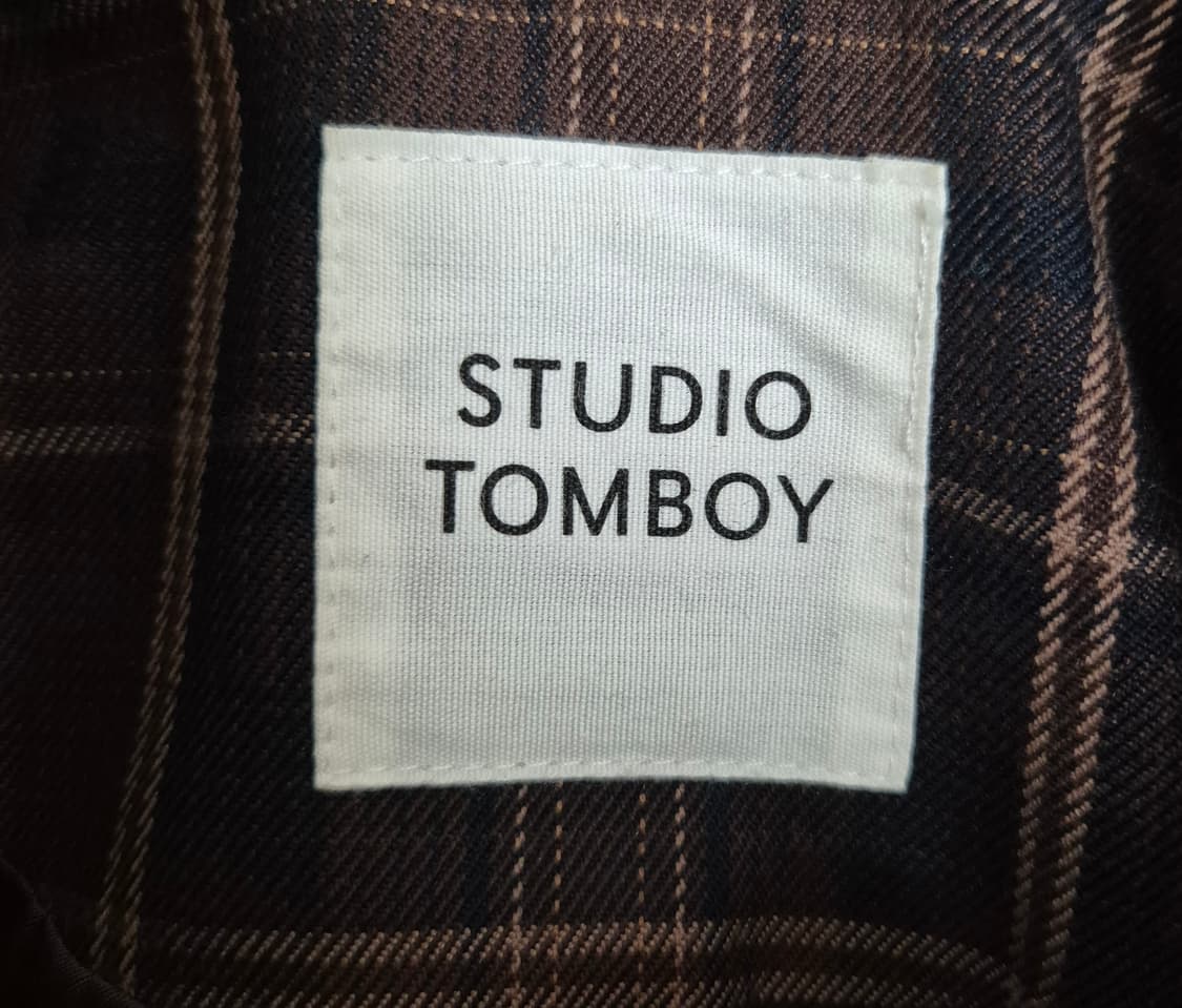 스튜디오 톰보이 타탄체크 자켓 상품이미지3
