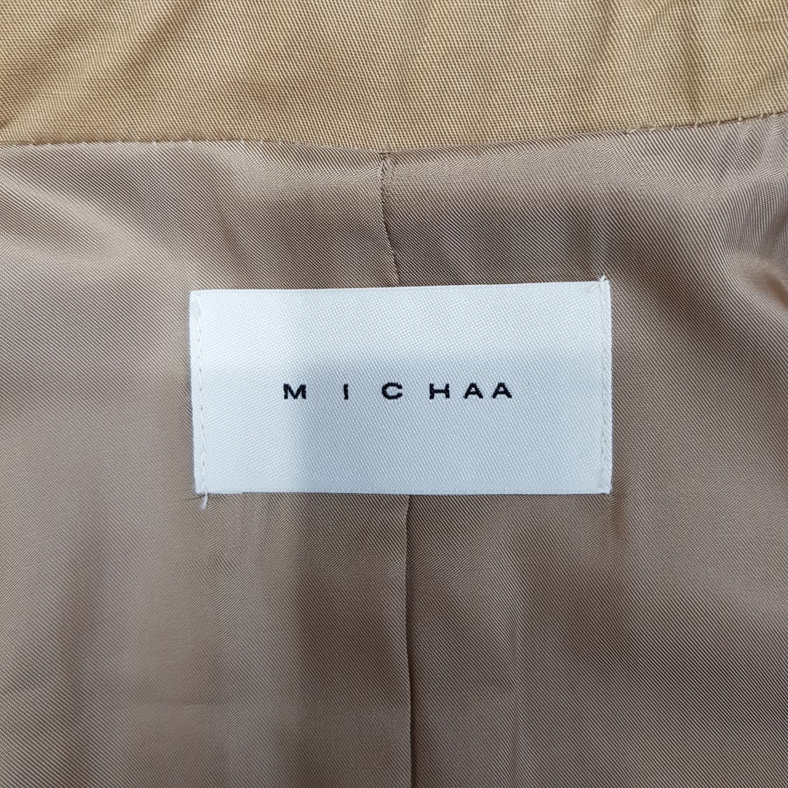 MICHAA 미샤 2023 린넨 블렌드 클래식 더블자켓 91-97-165 상품이미지7