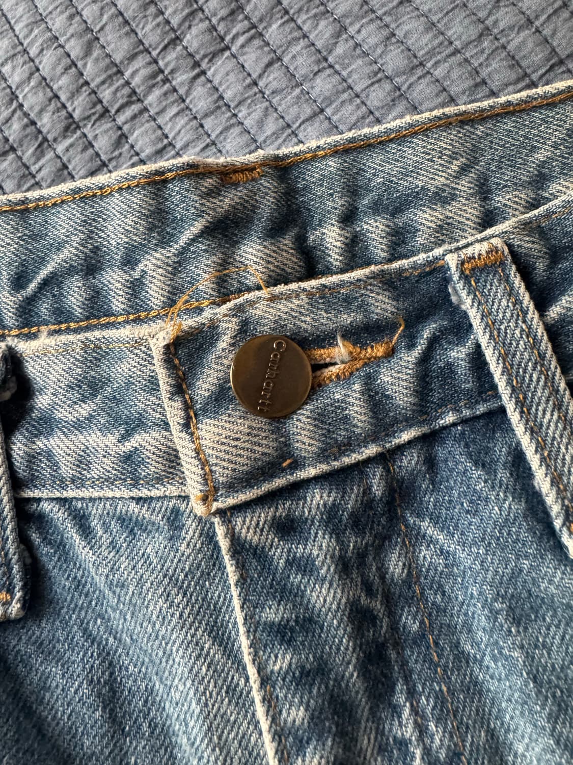 칼하트 14806 빈티지 데님 팬츠 34x30 상품이미지5