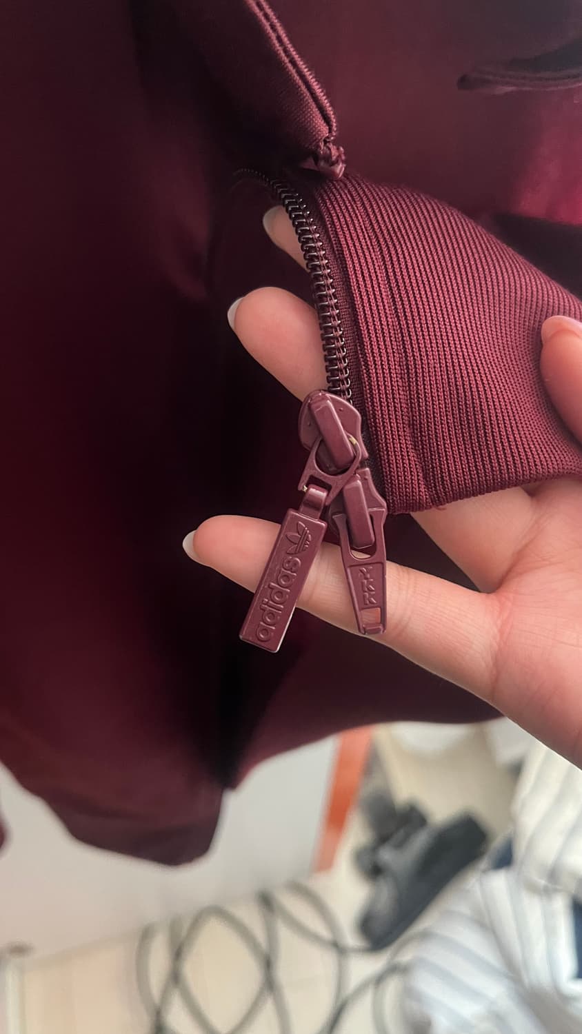 아디다스 투웨이 파이어버드 져지 버건디 S 상품이미지4
