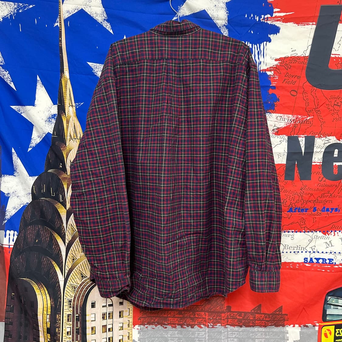 s급 폴로랄프로렌 클래식핏 스트릿 오버체크셔츠 2XL110 상품이미지5