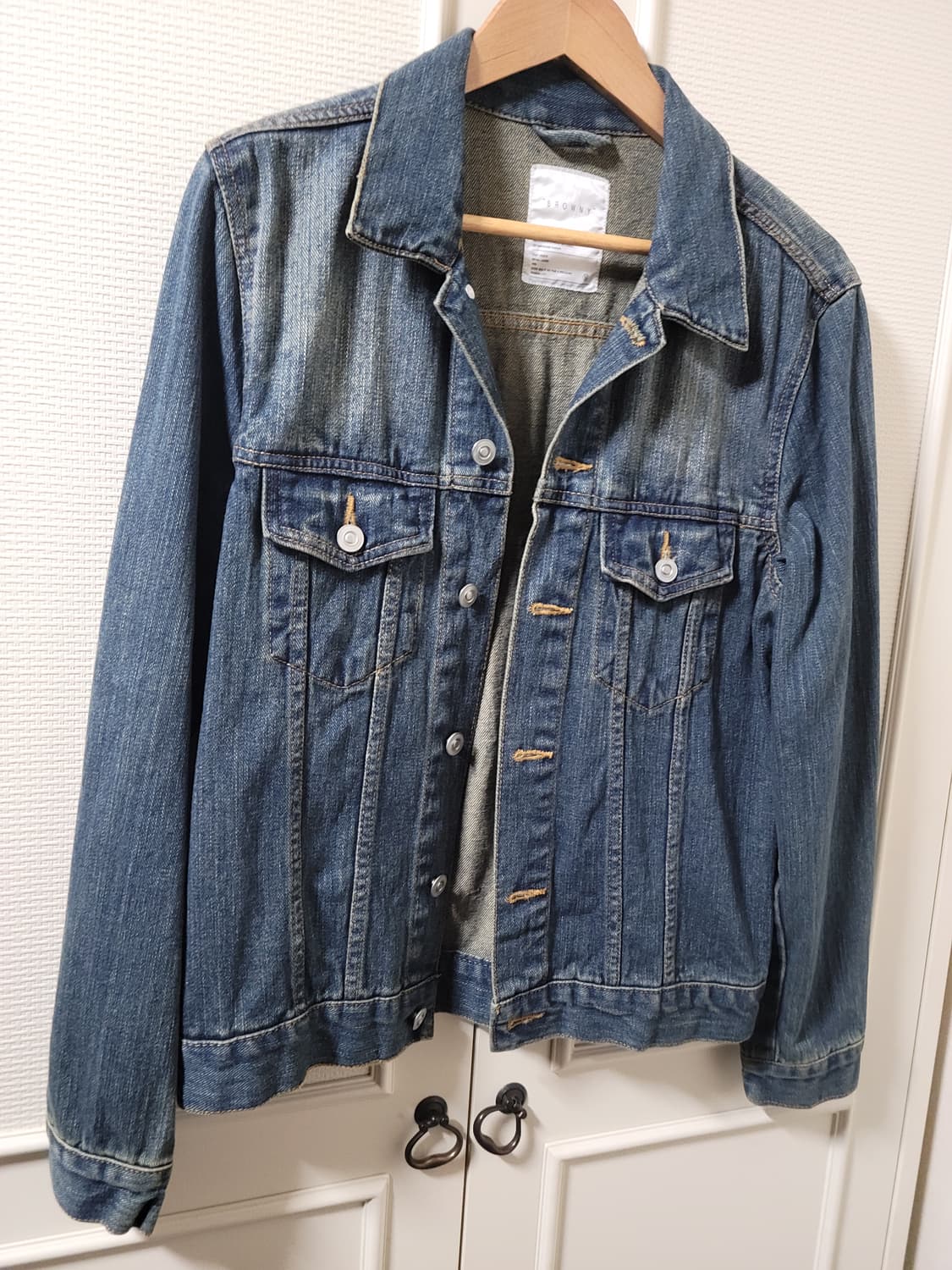 BROWNY 데님 스트릿 청자켓 M 사이즈 상품이미지3