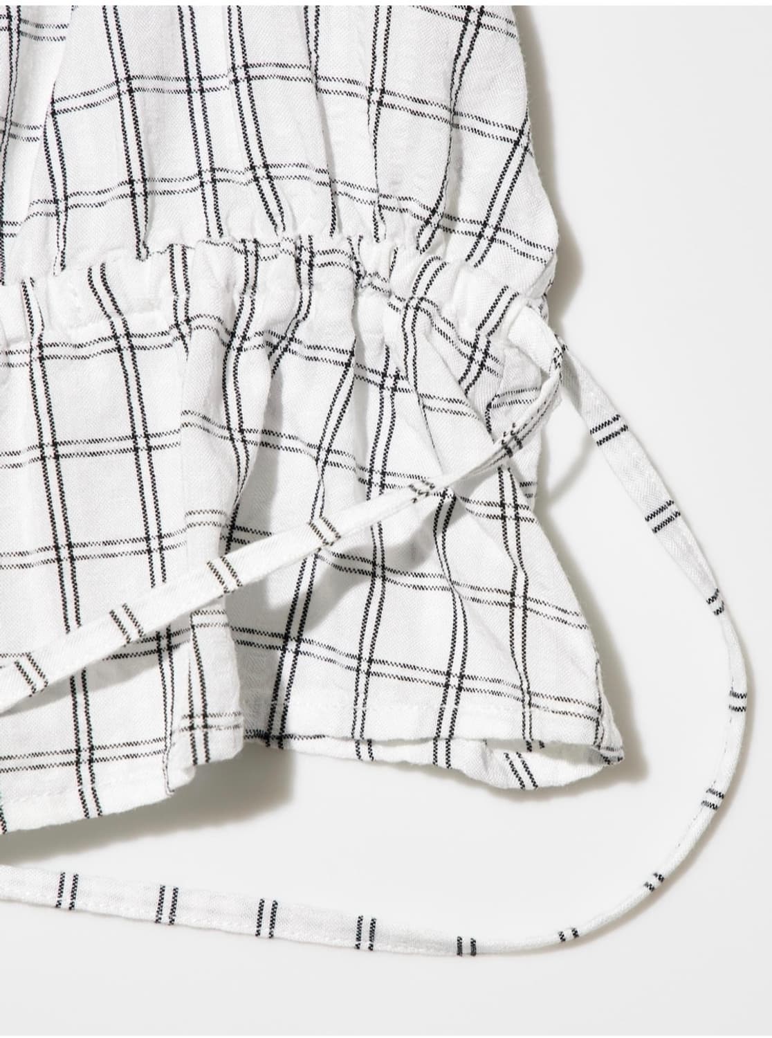 유니클로 : C 체크 크롭 예쁜 블라우스 상품이미지5