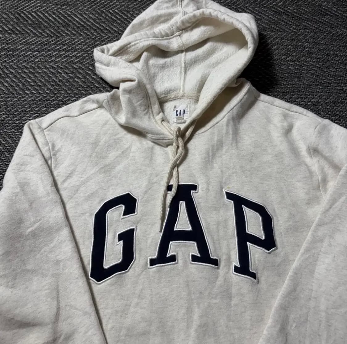 GAP 기모 후드티 아이보리(L) 상품이미지3