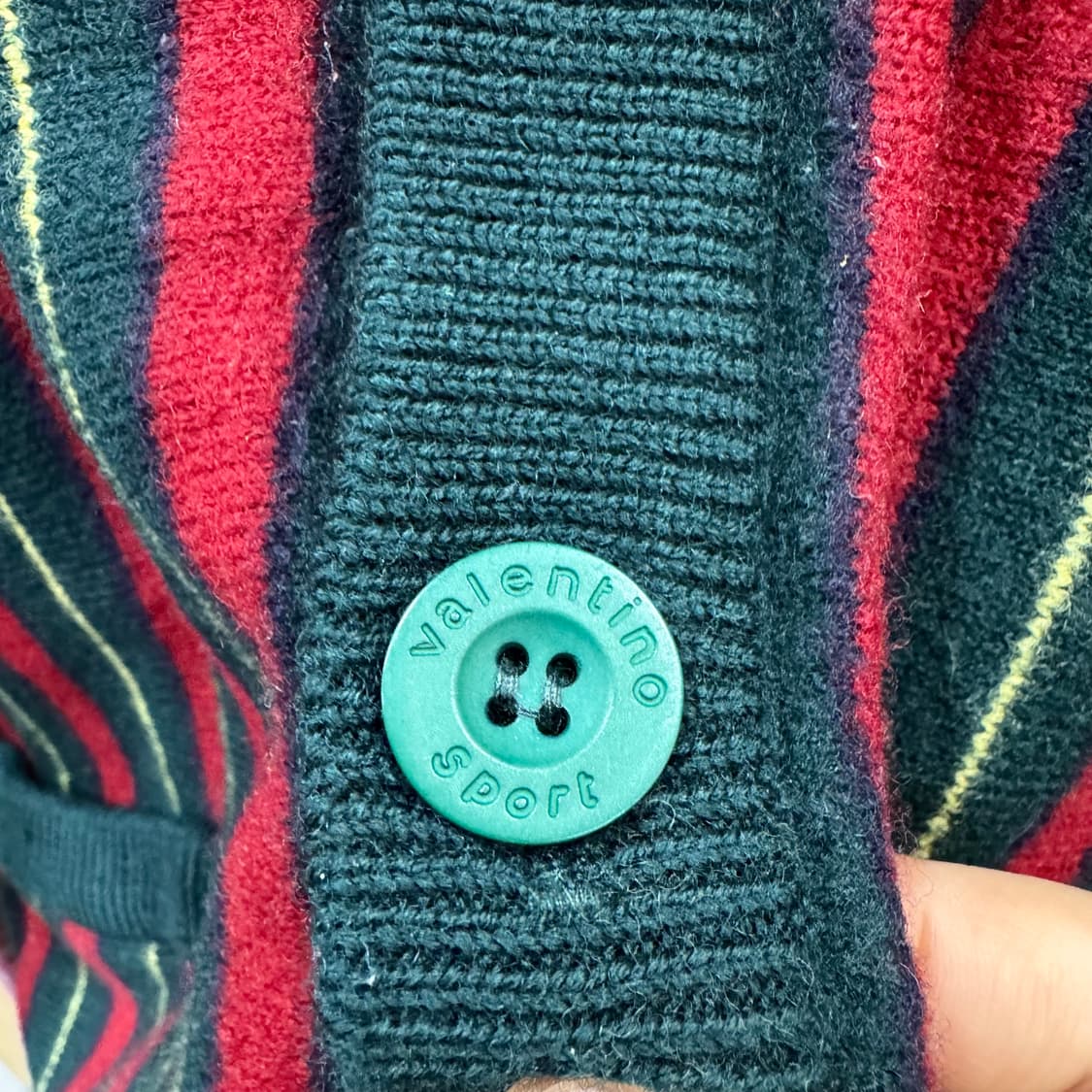 80s 발렌티노 버진울 가디건 made in ITALY (S)  상품이미지3