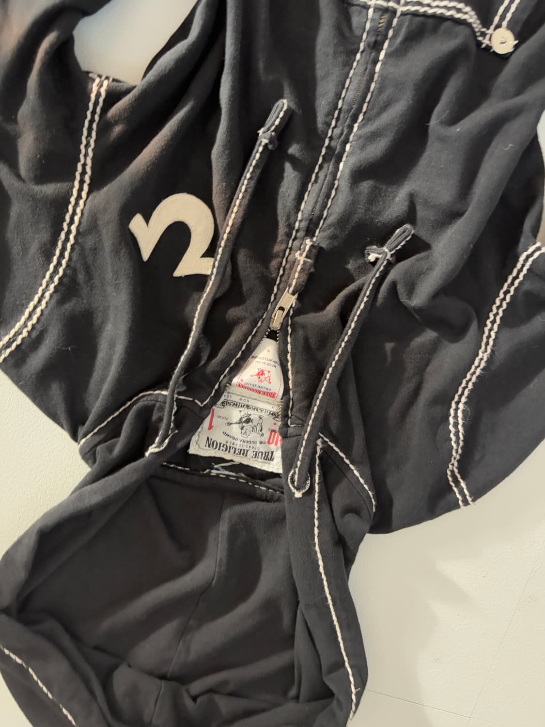 Truereligon  Slim Fit Hooded Zip-Up 상품이미지5