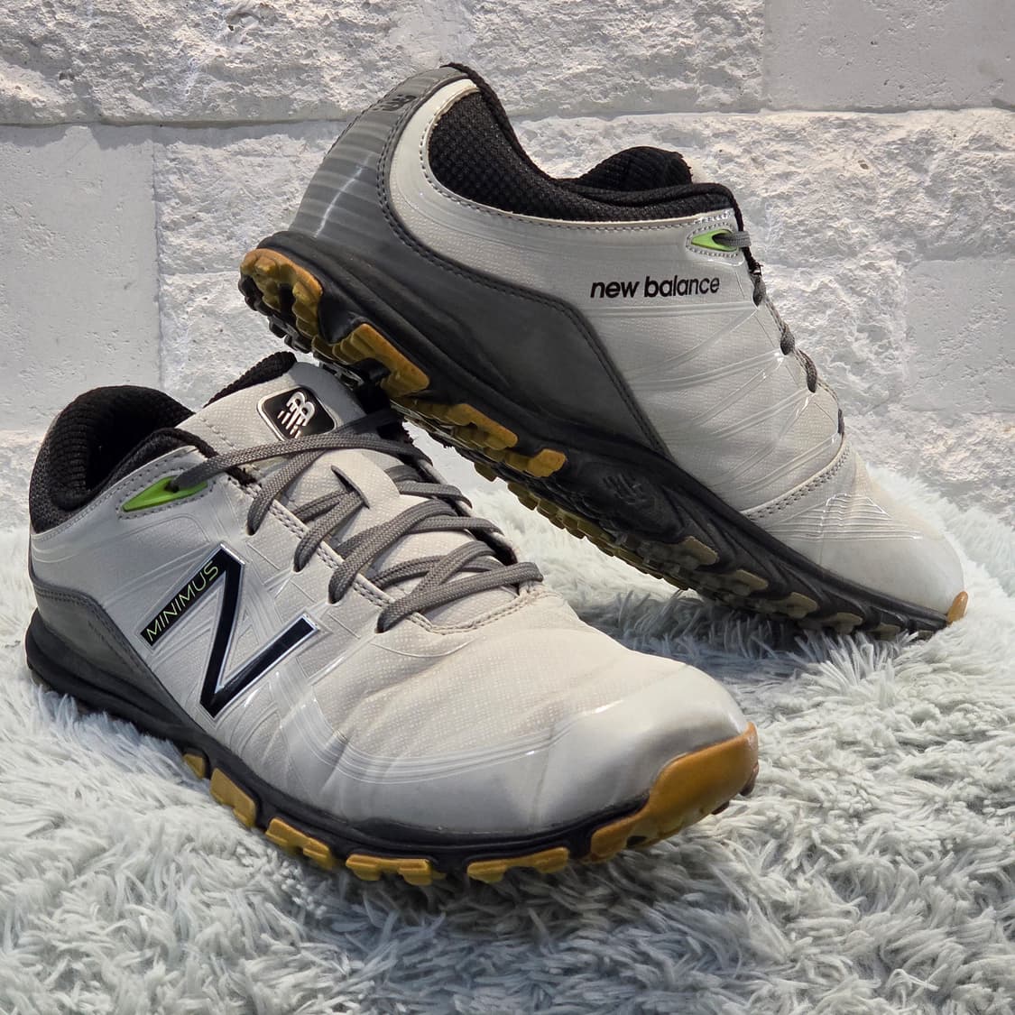 8a-16:뉴발란스 미니머스 스파이크리스 골프화 그레이(약 275-280 상품이미지4