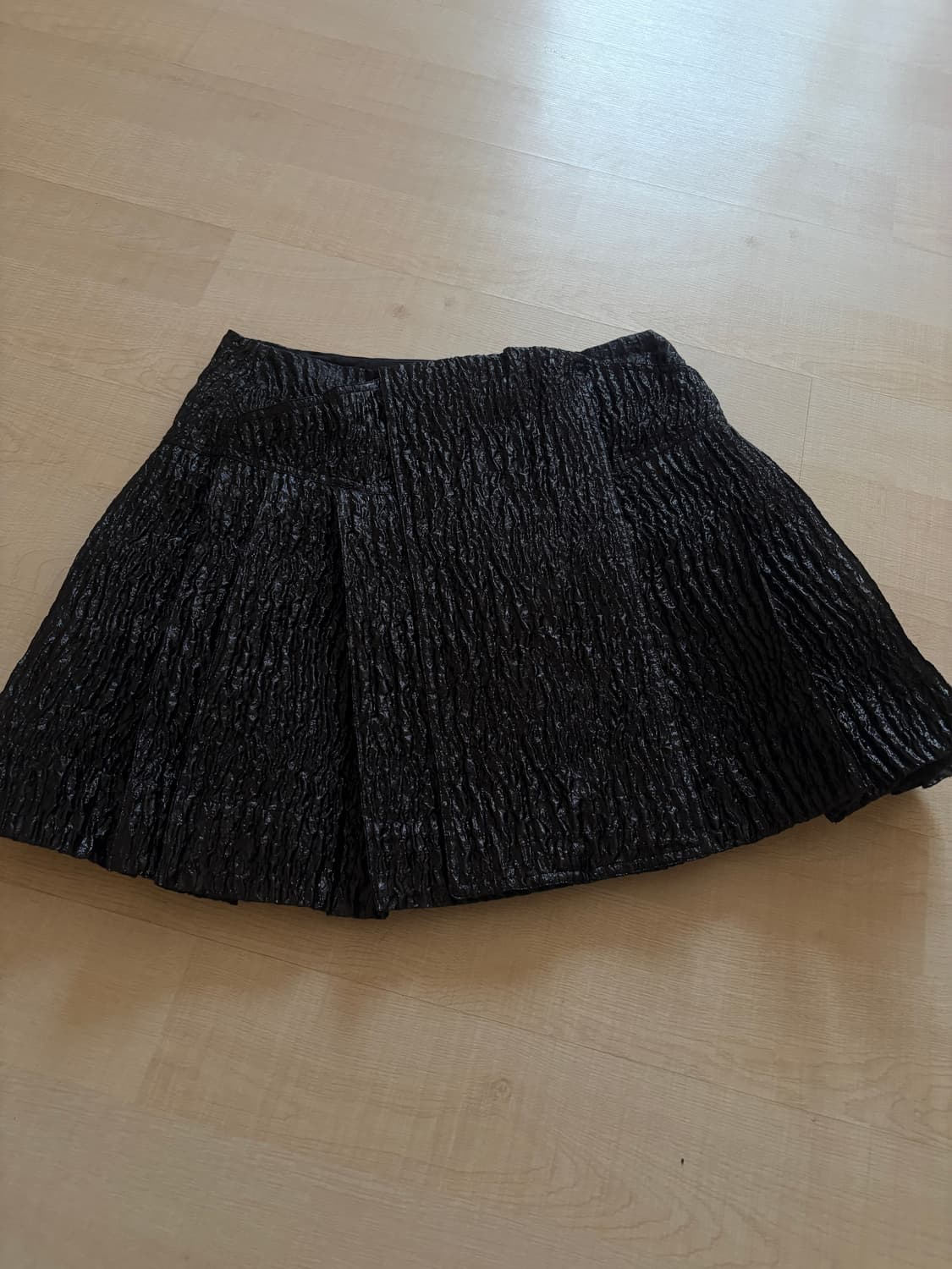 시몬로샤 타이 플리티드 킬트 블랙스커트 8 상품이미지2