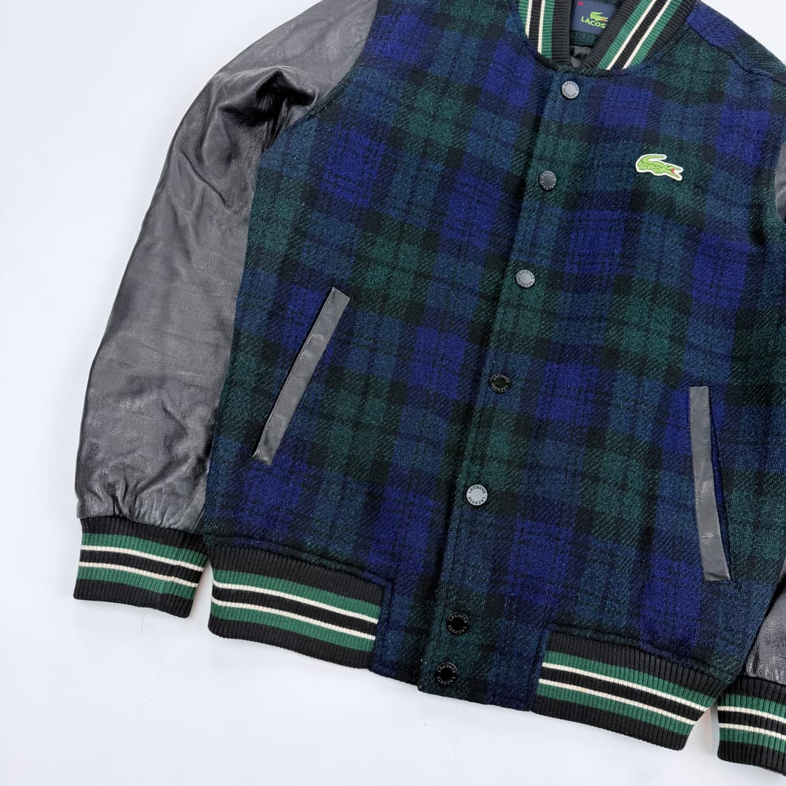 라코스테 양가죽 바시티 자켓 상품이미지3