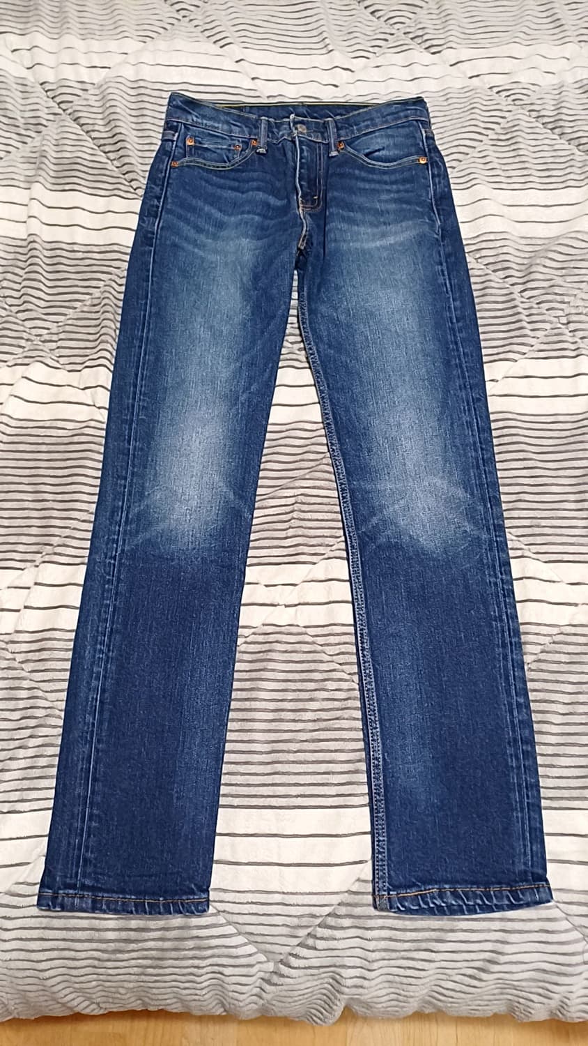 리바이스 511 슬림청바지 실측27인치 기장102 상품이미지1