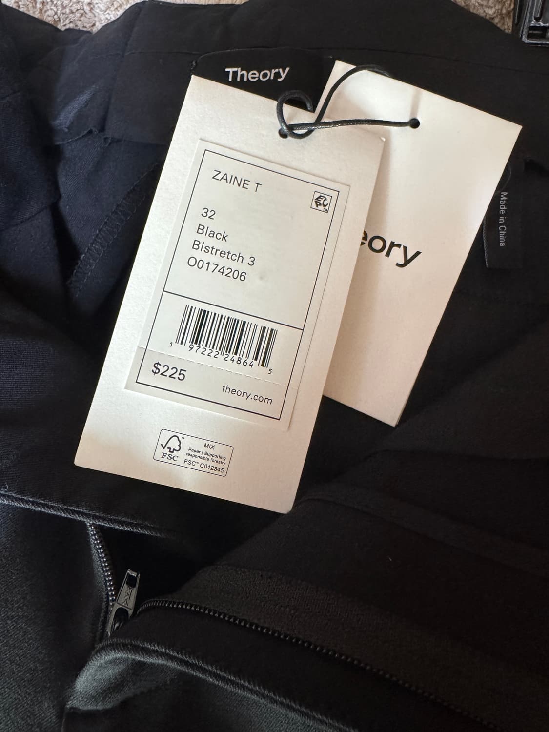 띠어리 Theory 스트레치 바지 32사이즈 택째 새제품 상품이미지5