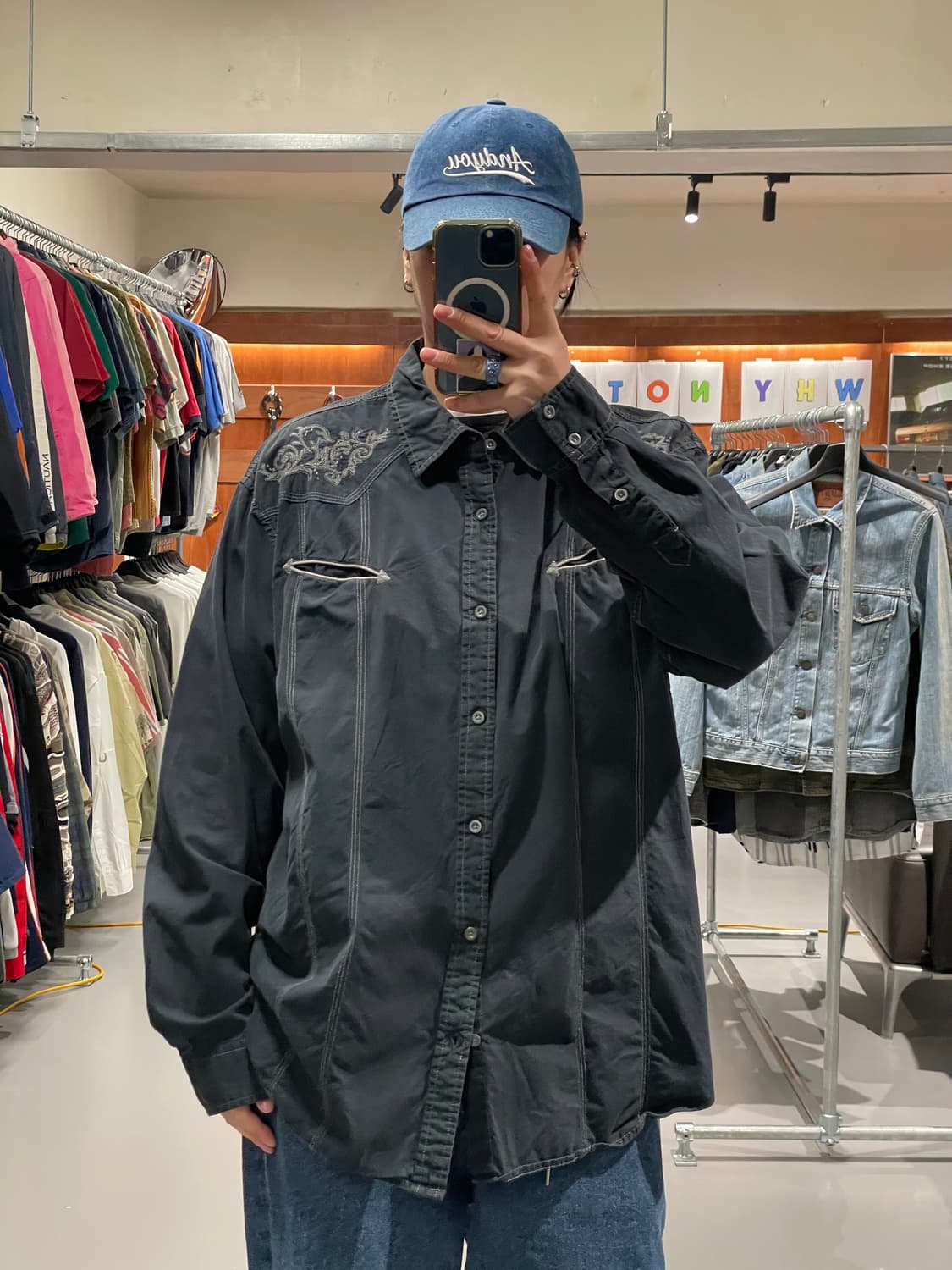 빈티지 웨스턴 셔츠    상품이미지1