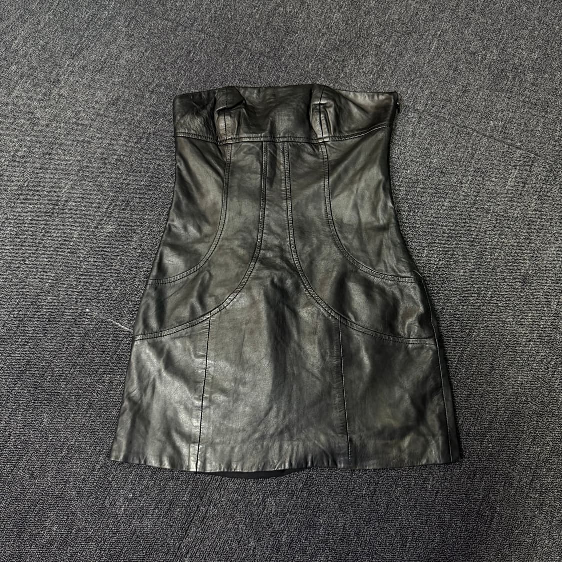 알마니 익스체인지 양가죽 튜브 원피스  상품이미지1