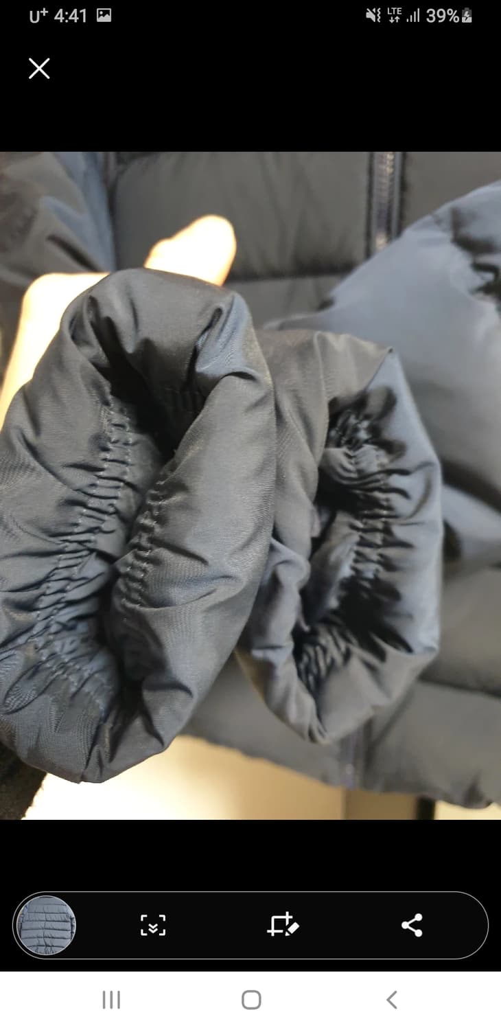 라코스테 패딩 34사이즈 네이비색 상품이미지4