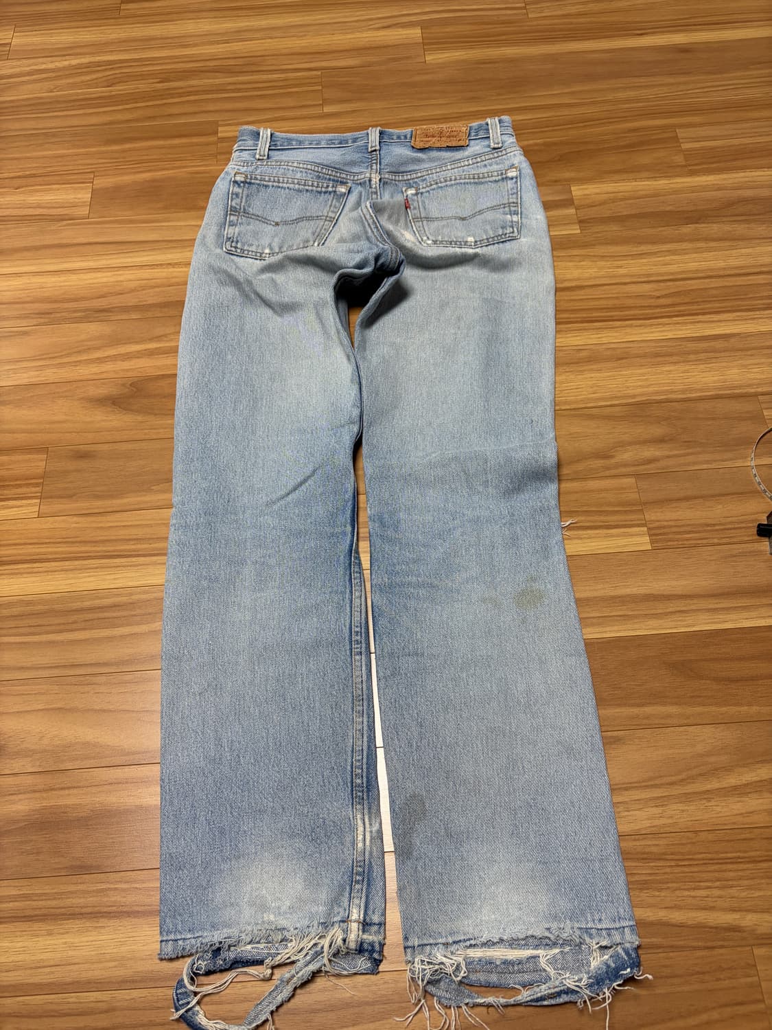 리바이스 501 디스트로이드 연청 상품이미지3