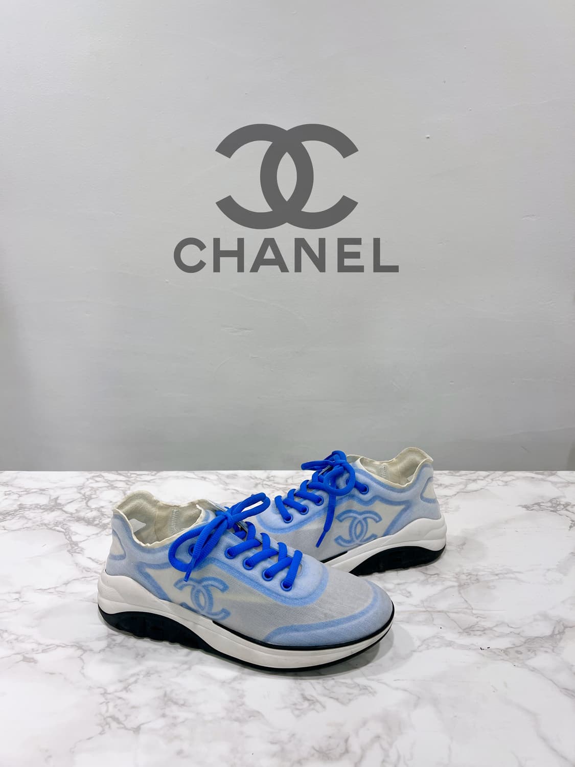 CHANEL 샤넬 메쉬 스니커즈 37 상품이미지1