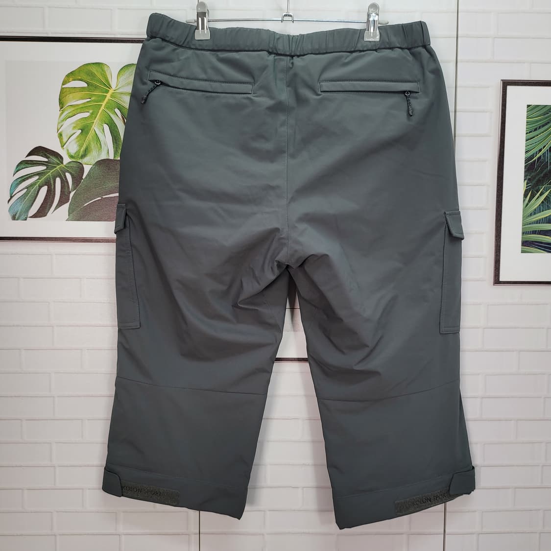 코오롱스포츠 7부 카고 패딩 등산바지 팬츠 85사이즈 32인치 새상품 상품이미지4