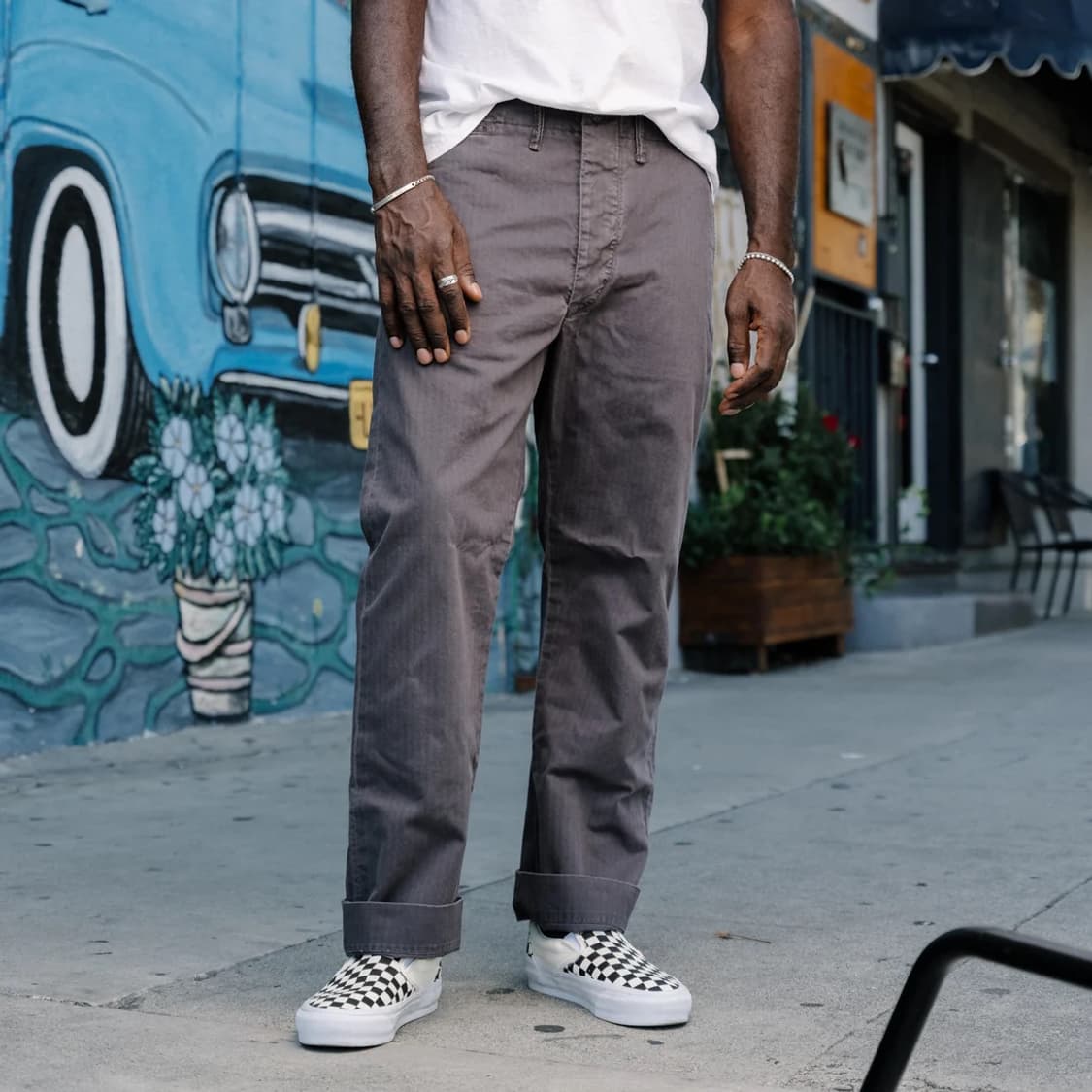 RRL 헤링본 필드 치노 워시드 블랙 30/30 상품이미지7