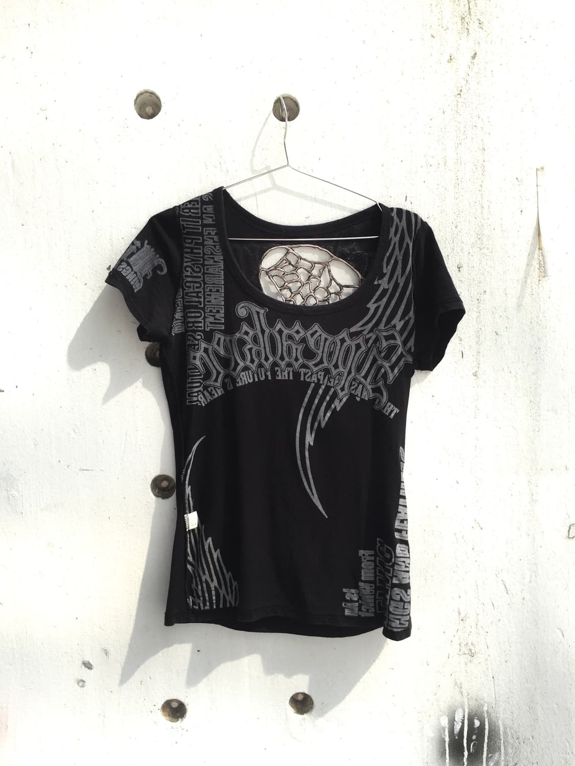 00’s Gothic Punk Wing Top 고딕 펑크 백리스 윙 탑 상품이미지3