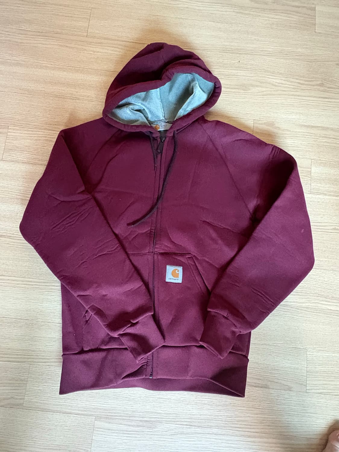 칼하트 버건디 집업 상품이미지1