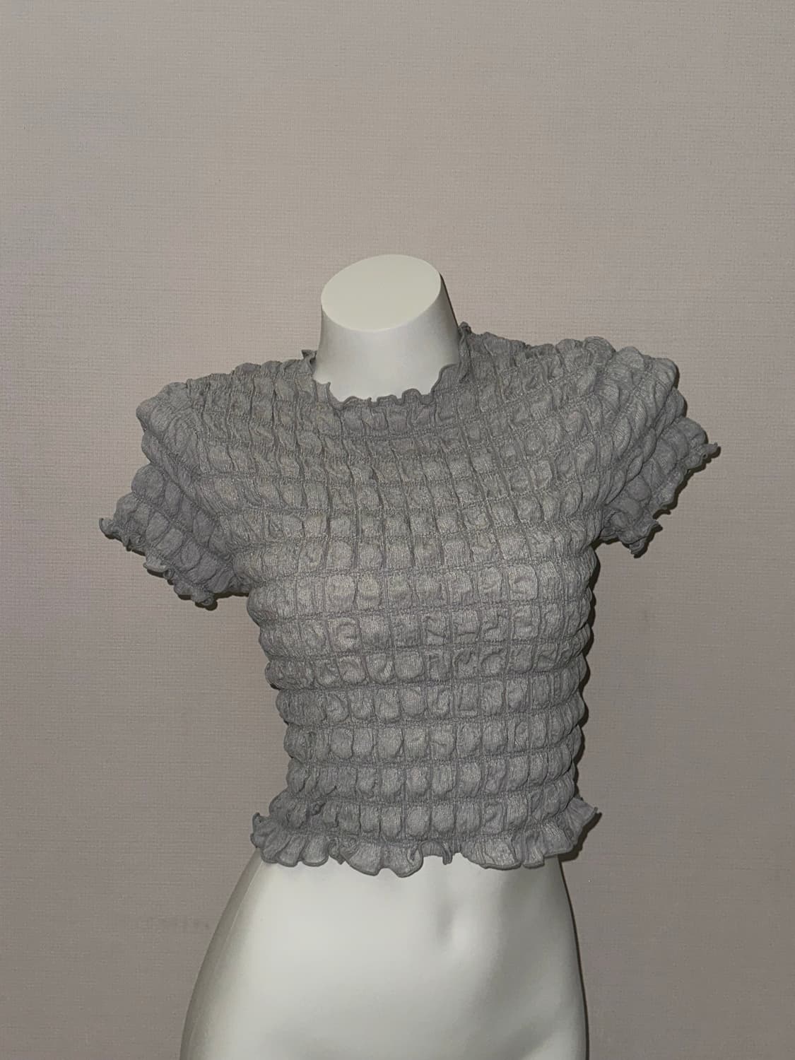 팝콘 빈티지 엠보 탑 상품이미지7